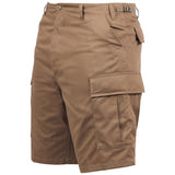 Coyote Brown Military Style BDU Cargo Shorts