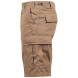 Coyote Brown Military Style BDU Cargo Shorts