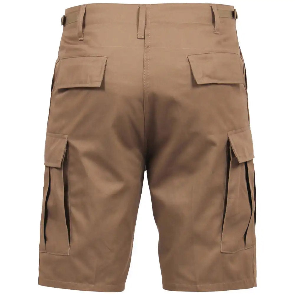 Coyote Brown Military Style BDU Cargo Shorts