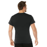 Solid Poly/Cotton Blend Military T-Shirt