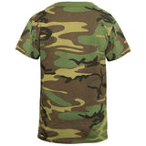 Kids Woodland Camo Short Sleeve T-shirt