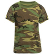 Kids Woodland Camo Short Sleeve T-shirt