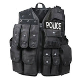 Law Enforcement Black Tactical Raid Vest