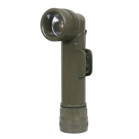 Olive Drab 2 D-Cell Anglehead Military Flashlight