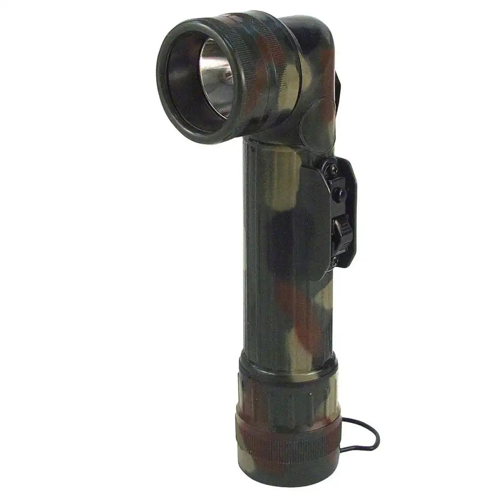 Woodland Camo D-Cell Angle Head Flashlight