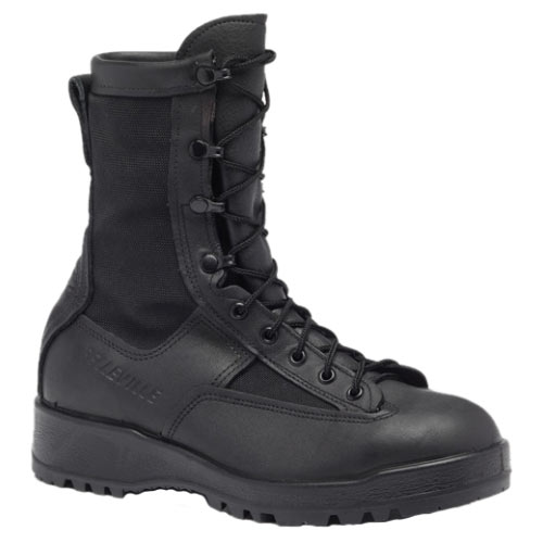 Belleville 8-Inch Black Waterproof Duty Boot - Made in the USA