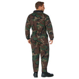 Insulated Woodland Camo Winter Coveralls