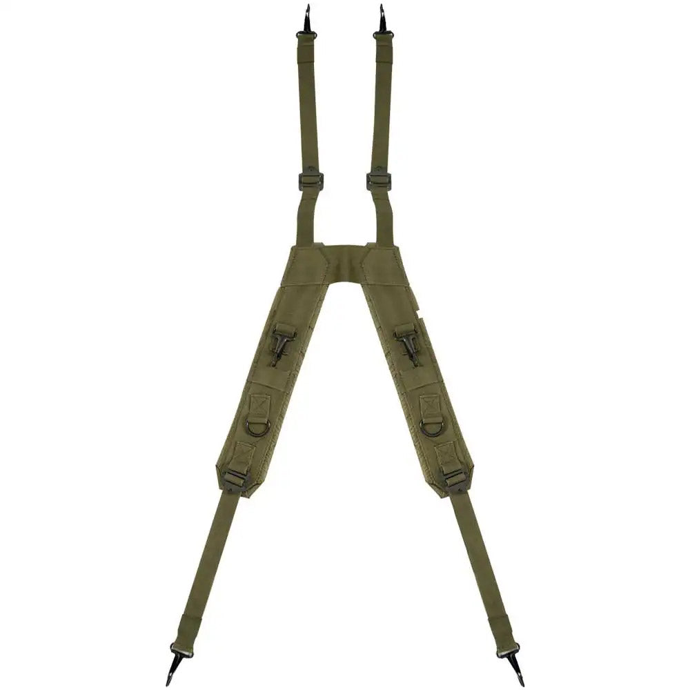 Olive Drab H-Style L-C1 Military Suspenders