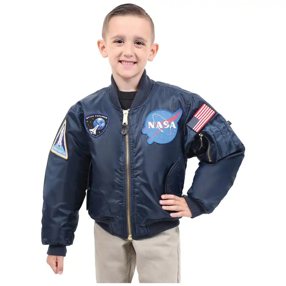 Kids NASA MA-1 Bomber Jacket