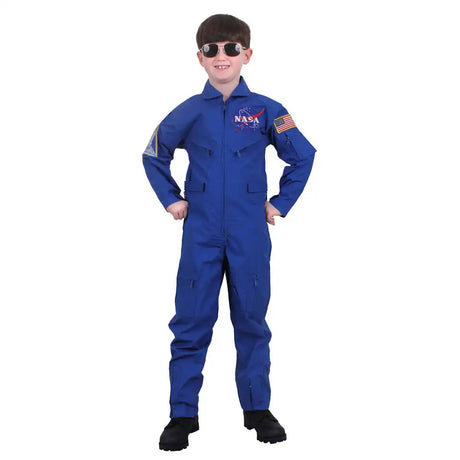 Kids NASA Flight Coveralls with Patches