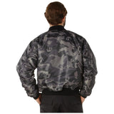 Black Camouflage MA-1 Bomber Jacket