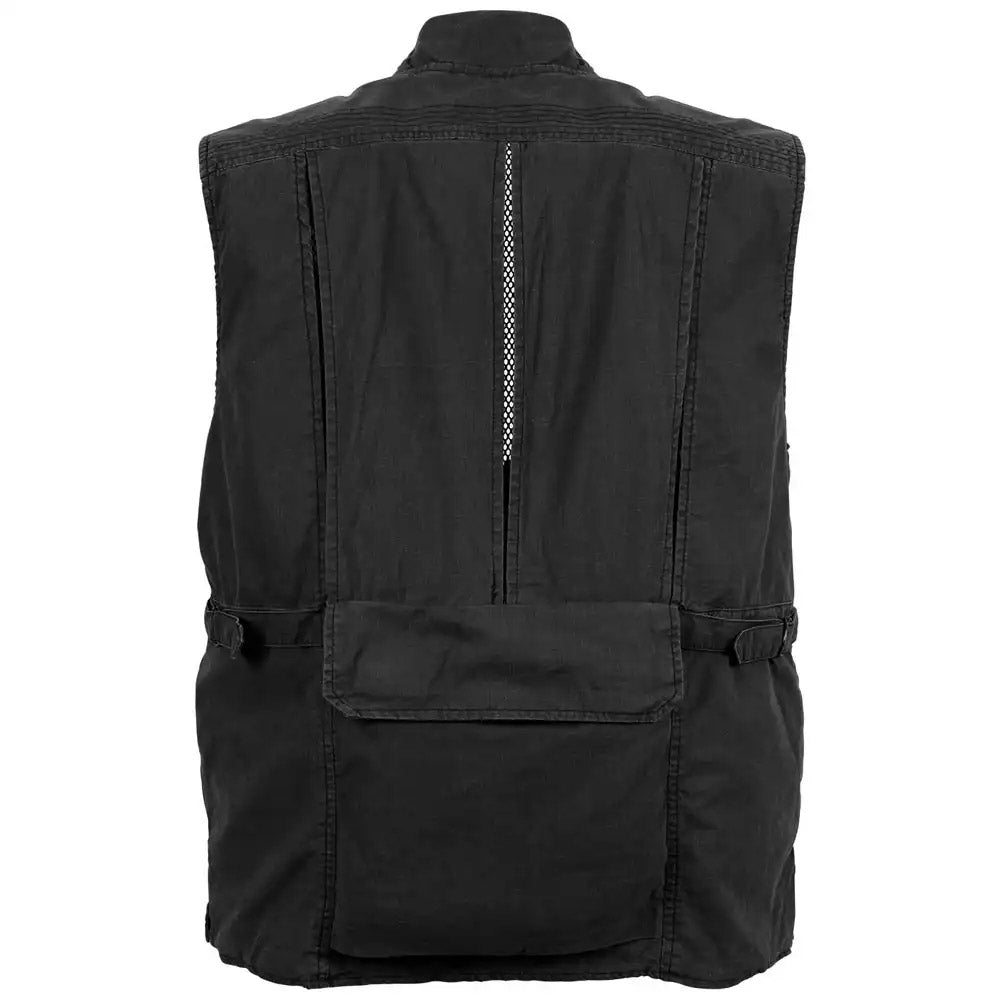 Black Safari Outback Travel Vest