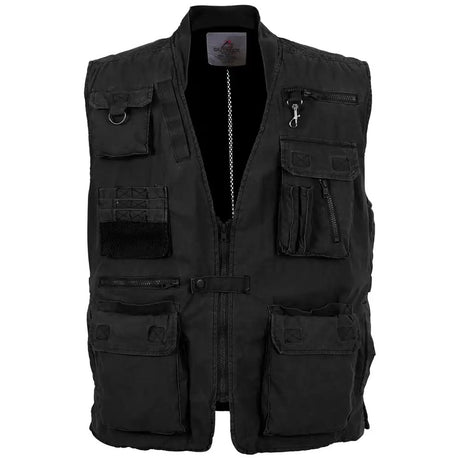 Black Safari Outback Travel Vest