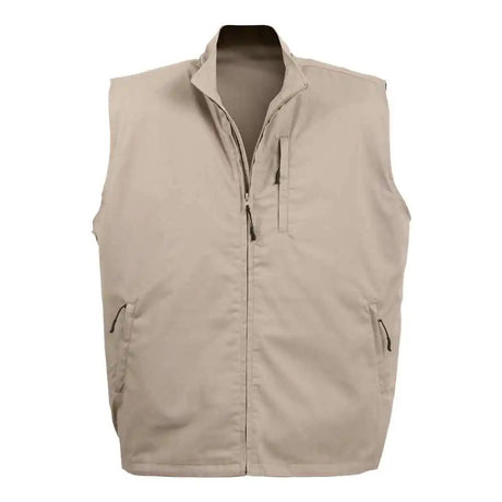 Khaki Lightweight Undercover Travel Vest