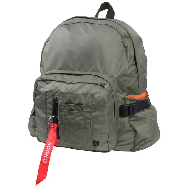 Rothco Sage Green MA-1 Bomber Style Backpack