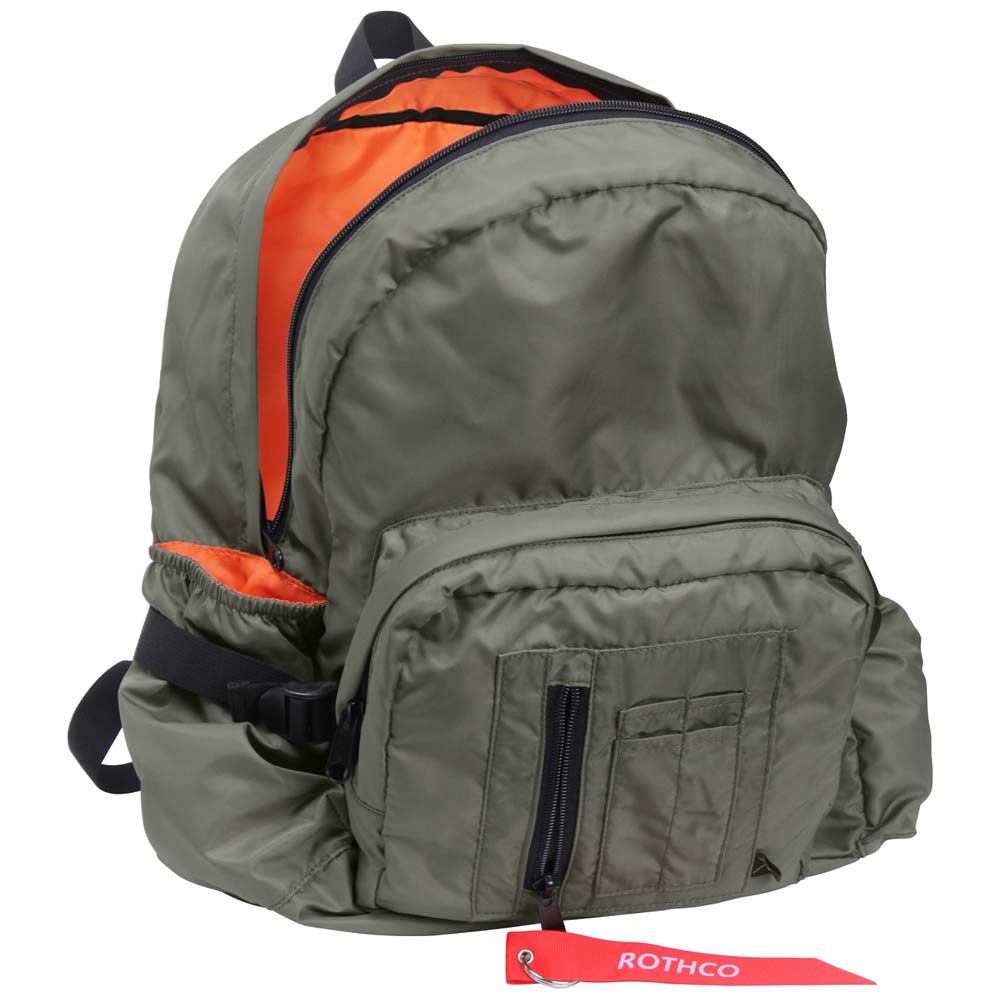 Rothco Sage Green MA-1 Bomber Style Backpack