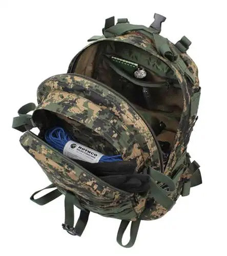 Woodland Digital Camo Large Transport Military Pack