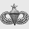 Senior Paratrooper Sticker