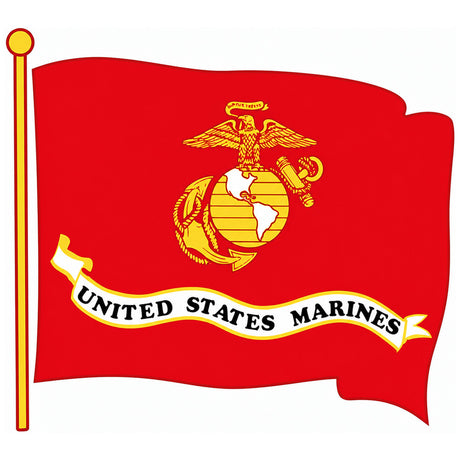 U.S. Marine Corps Flag Sticker