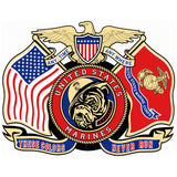Marine Corps, These Colors Never Run Sticker