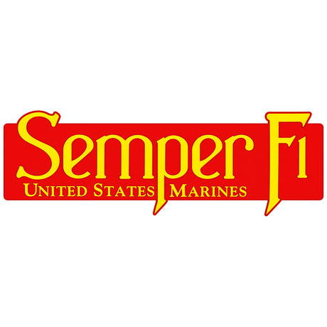 Semper Fi Marine Corps Bumper Sticker