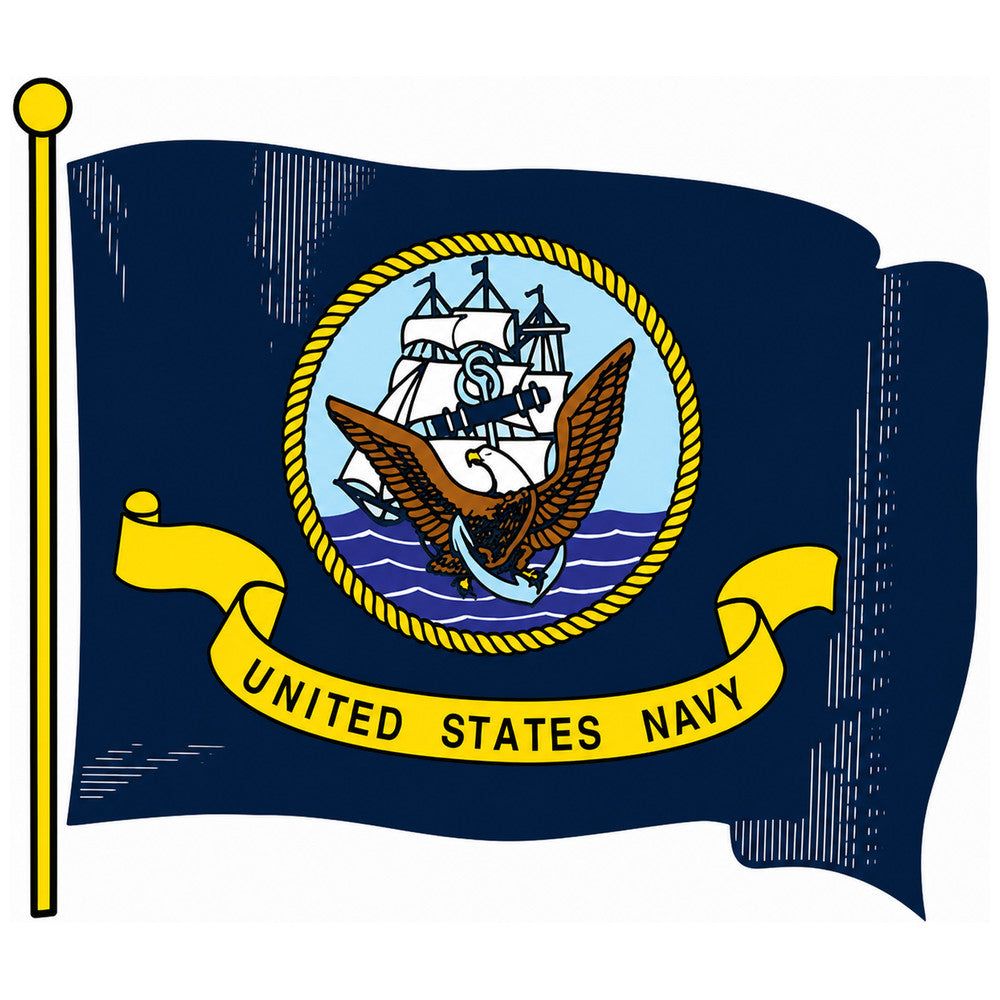 United States Navy Flag Decal