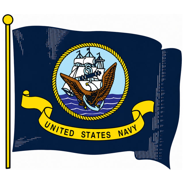 United States Navy Flag Decal