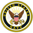 Small United States Navy Emblem Sticker