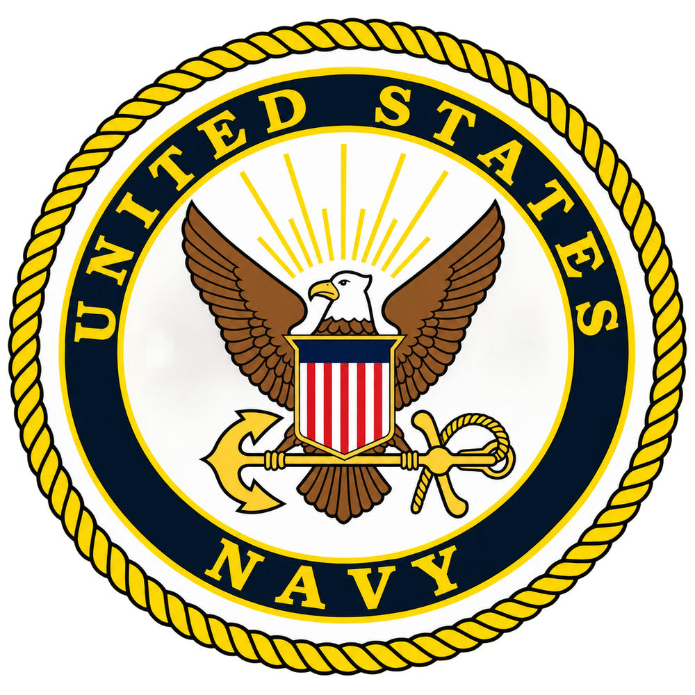 Small United States Navy Emblem Sticker