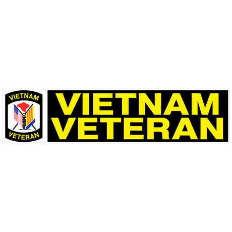Vietnam Veteran Military Bumper Sticker