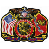 These Colors Never Run Marine Corps Patch