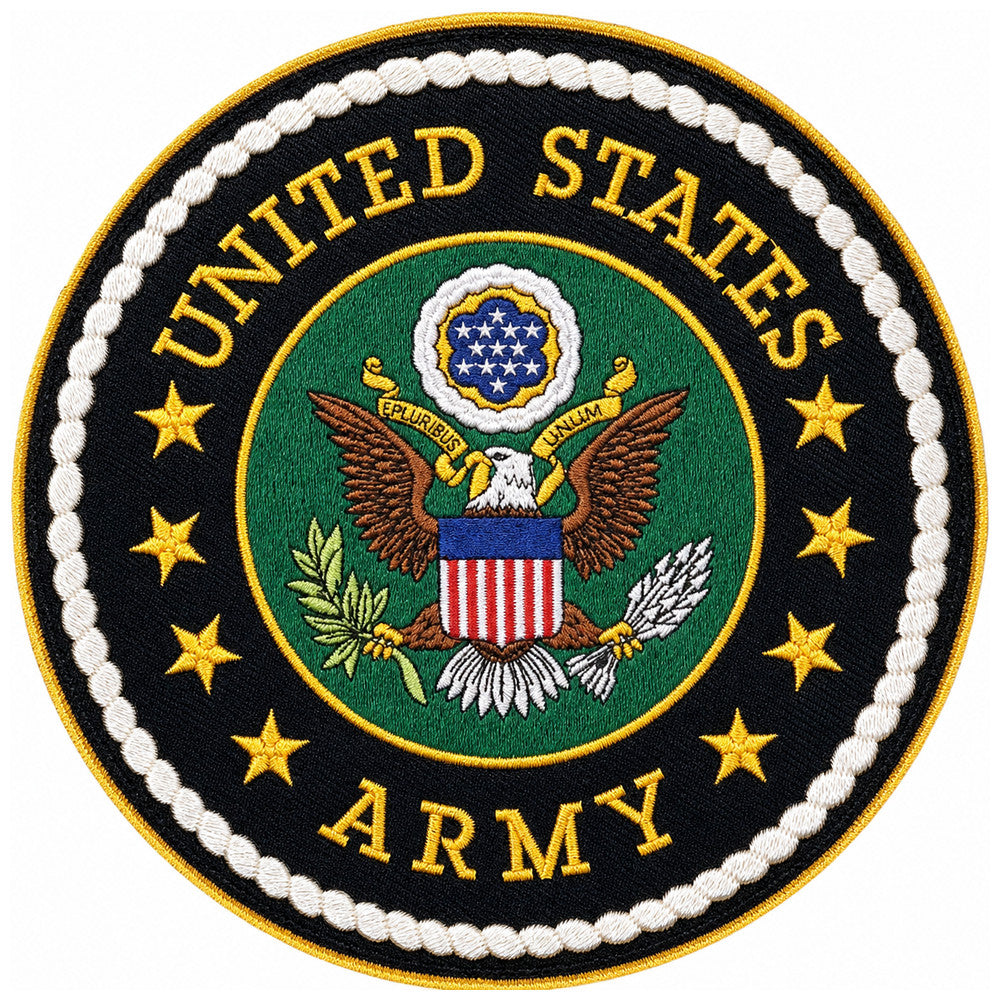Large Circle United States Army Emblem Patch