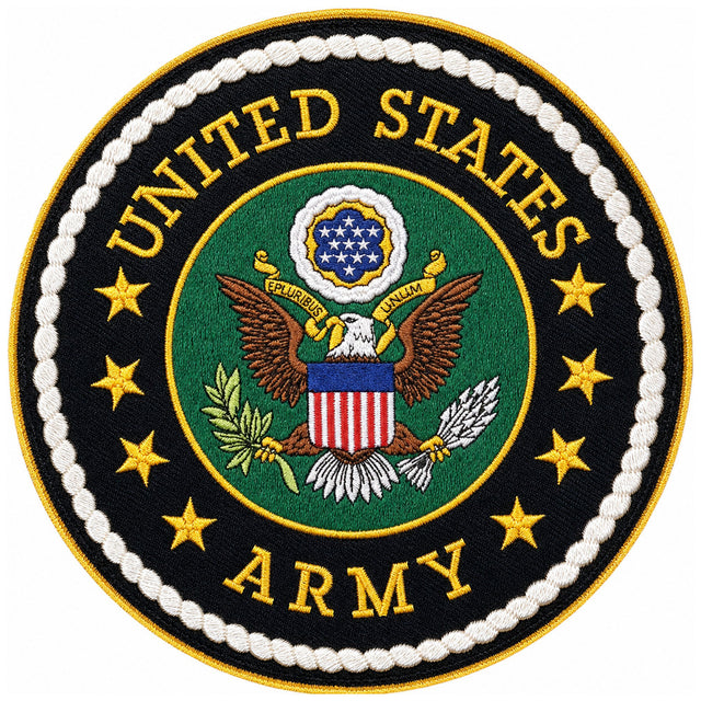 Large Circle United States Army Emblem Patch