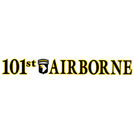 101st Airborne Division Long Sticker