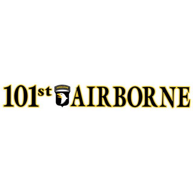 101st Airborne Division Long Sticker