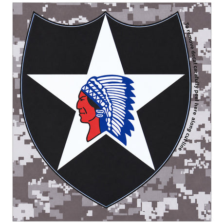 2nd Infantry Division Digital Camo Decal