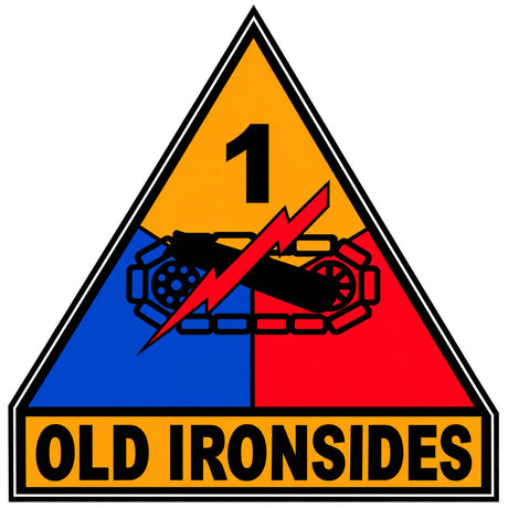 1st Armored Division Decal