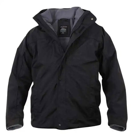 Black 3-in-1 Waterproof Winter Jacket