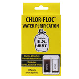 Chlor Floc Military Water Purification Powder Packets