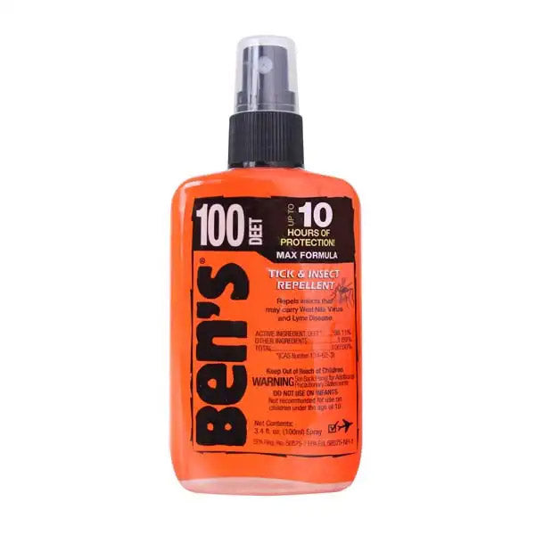 Ben's 100 Deet Formula Bug Spray Insect Repellent