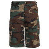 Woodland Camouflage Extra Long BDU Shorts