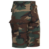 Woodland Camouflage Extra Long BDU Shorts