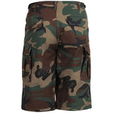 Woodland Camouflage Extra Long BDU Shorts