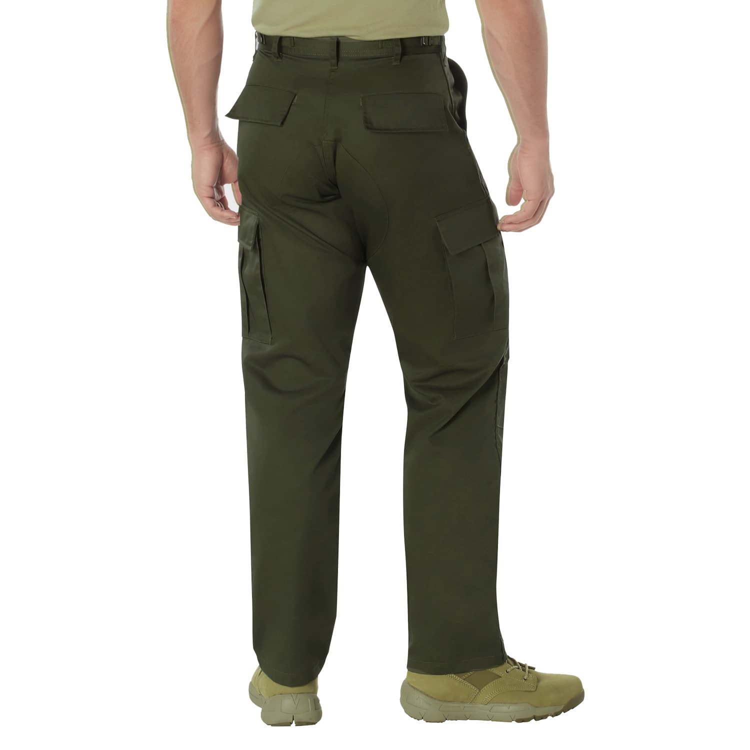 Olive Drab Basic Heavy Duty BDU Military Cargo Pants