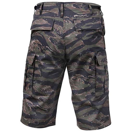 Extra Long Tiger Stripe Camo BDU Shorts