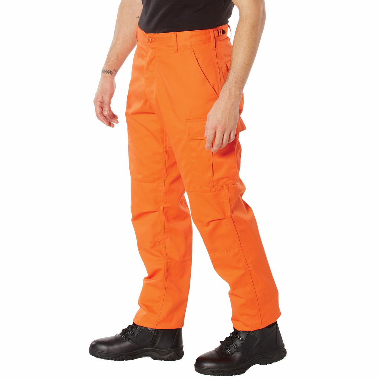 Blaze Orange Military Cargo Pants