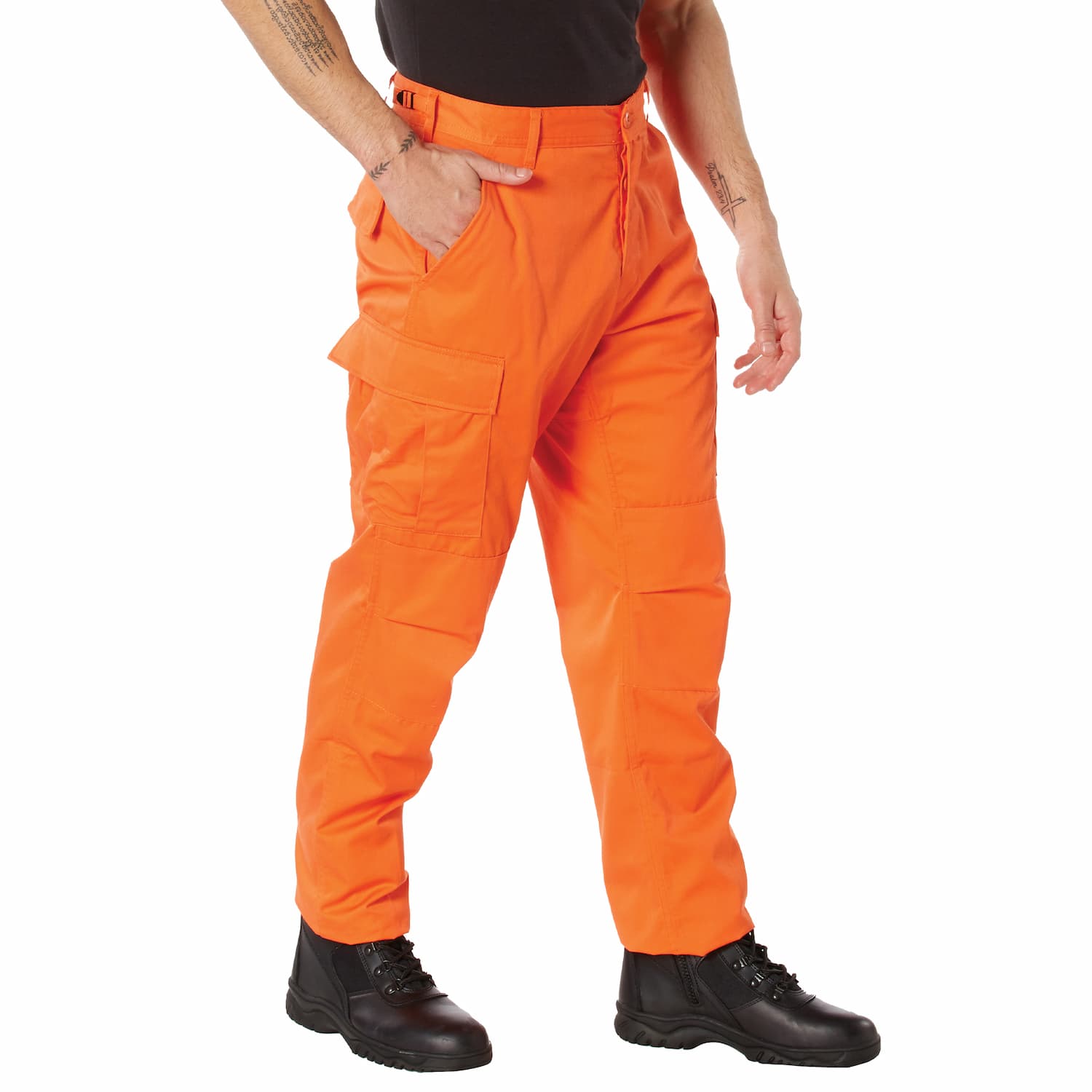 Orange Military BDU Cargo Pants