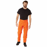 Blaze Orange Military Cargo Pants