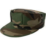 Woodland Camouflage Marines Style Ripstop 8-Point Cap