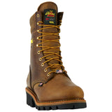 Thorogood 9-Inch Steel Toe Brown Waterproof 400G USA-Made Logger Boot